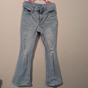 Girls Old Navy Highrise Flares Sz 10